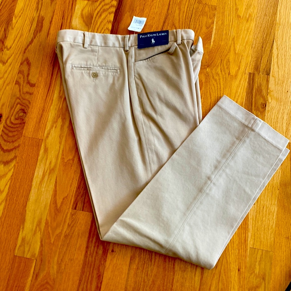 NWT POLO by Ralph Lauren mens khaki pants 34x30